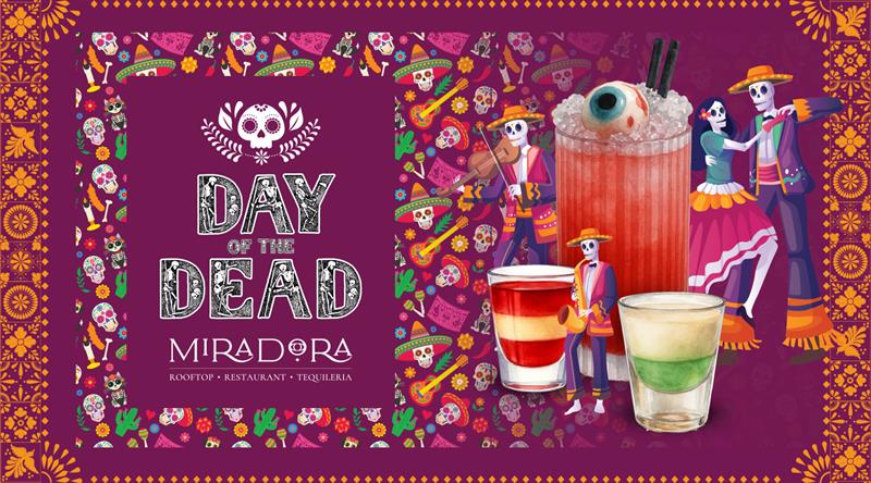 Halloween Cocktails - Miradora Rooftop Restaurant Tequilera
